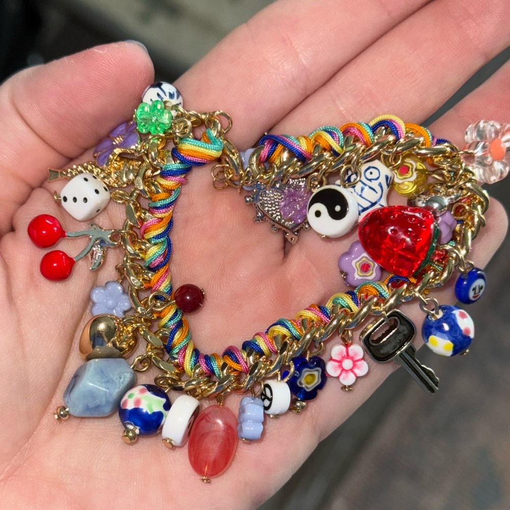 Multicolor Charm Bracelet - Picture 2 of 2